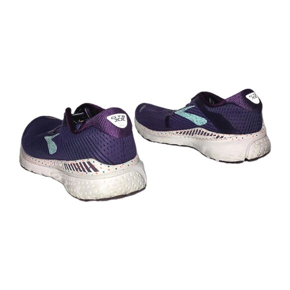 Brooks Unity GTS 20 Womens Purple Shoes Sneakers Running 1202961B516 Sz 11 B 11B - Picture 4 of 16